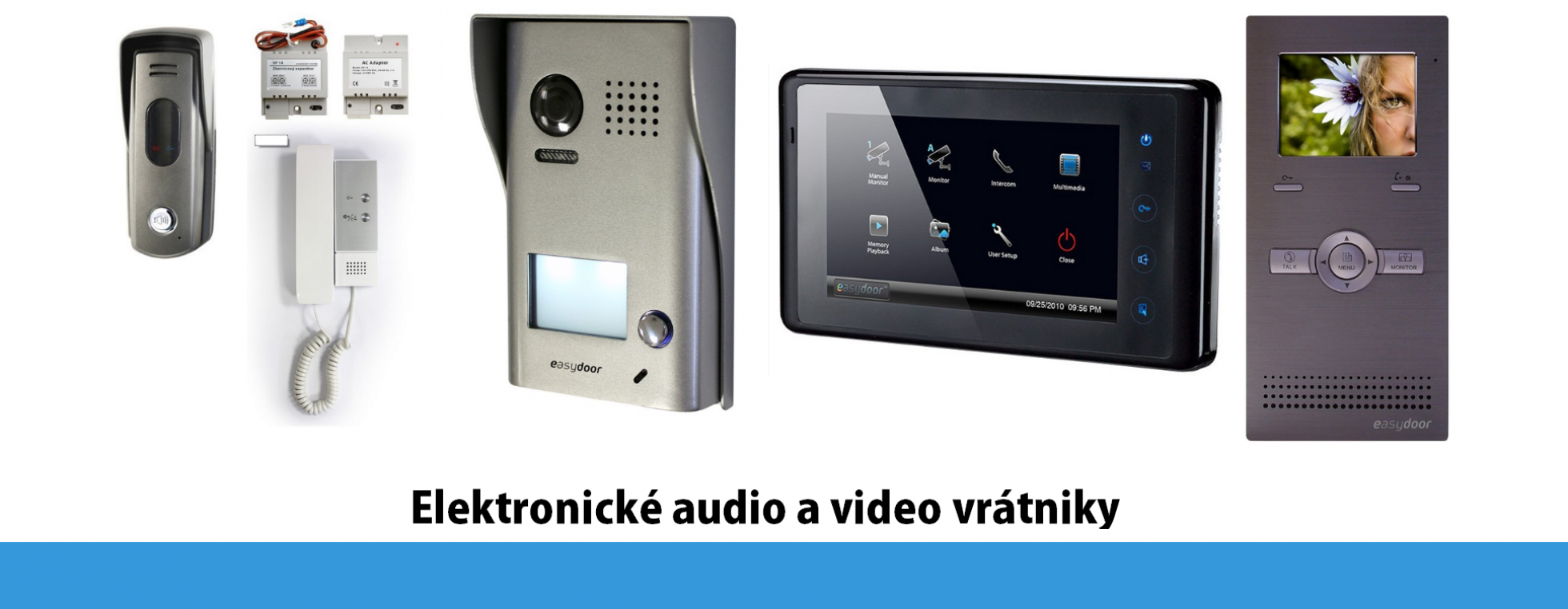 elektronické audio a video vrátniky